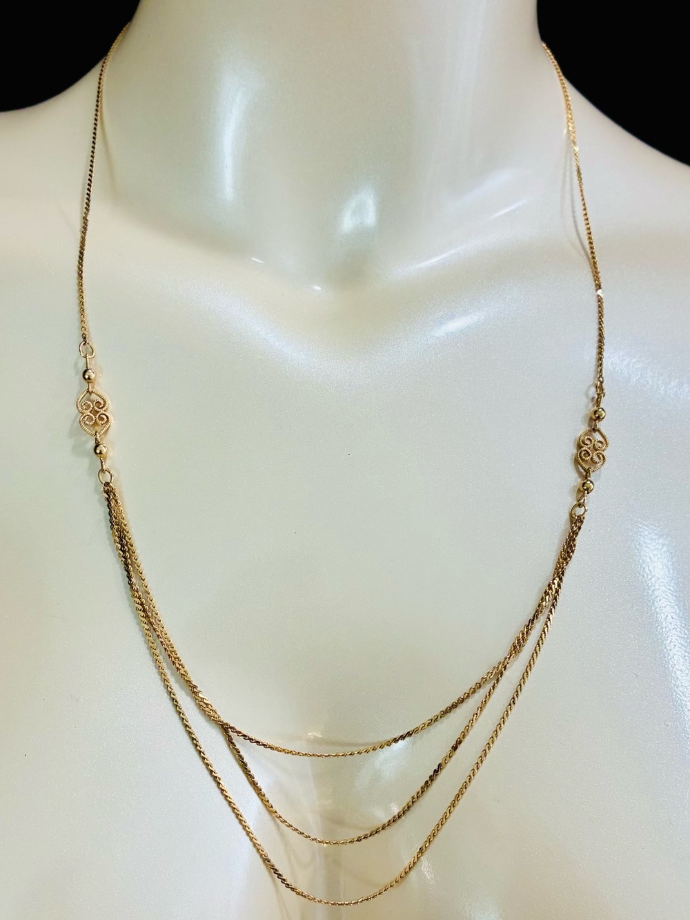 Delicate Layered Gold Necklace for Women